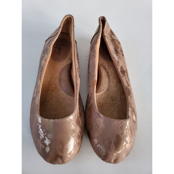 B.O.C. Bronze Leather  Casual Slip On Ballet Flats  Size 9.5 M - Picture 7 of 14